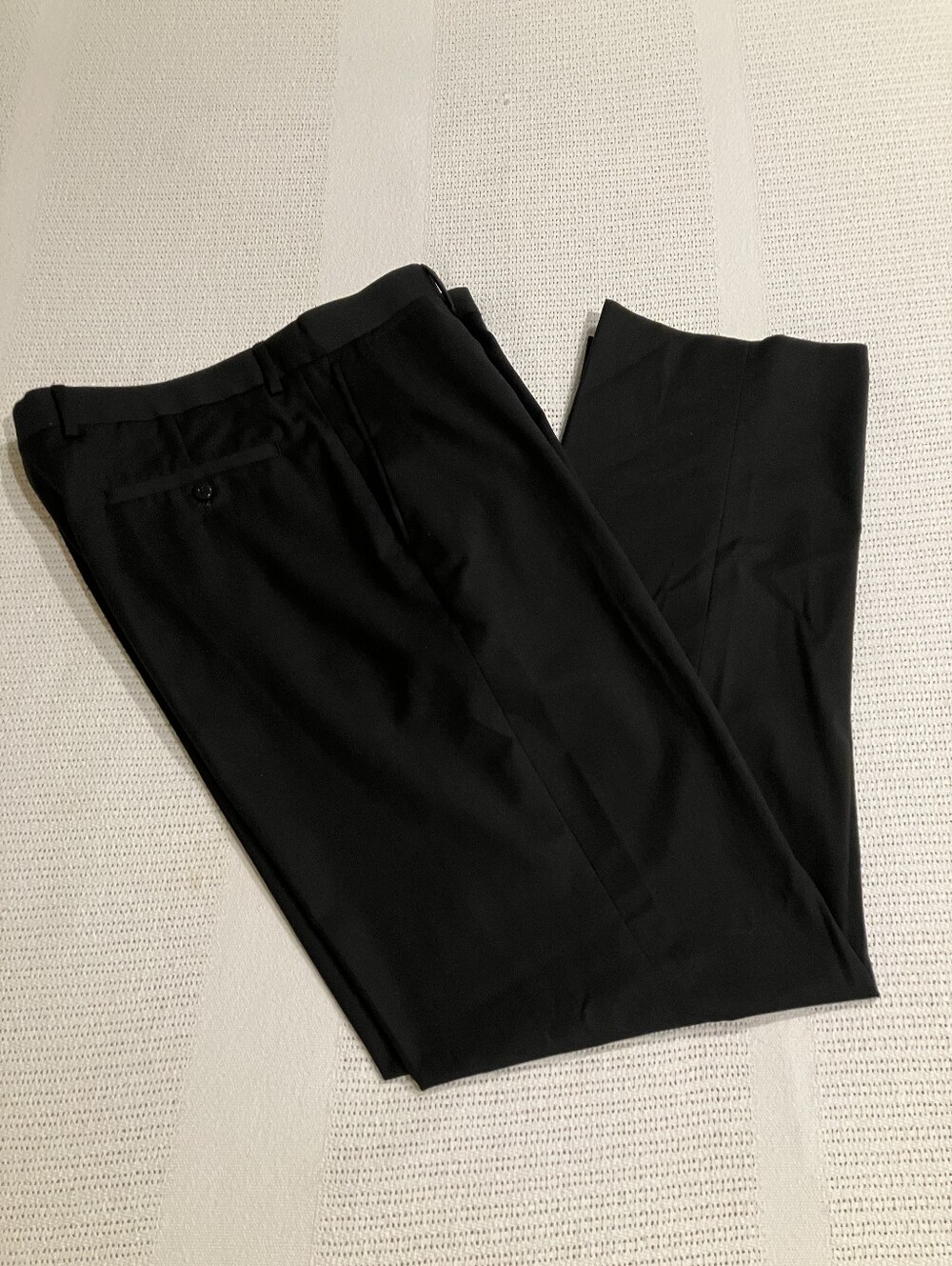 Louis Raphael Black Men's Dress Pants